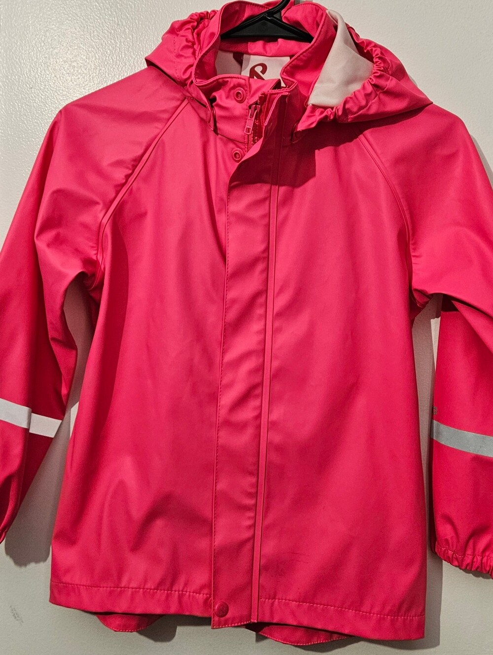 Reima Pink Hooded Rain Jacket 9y